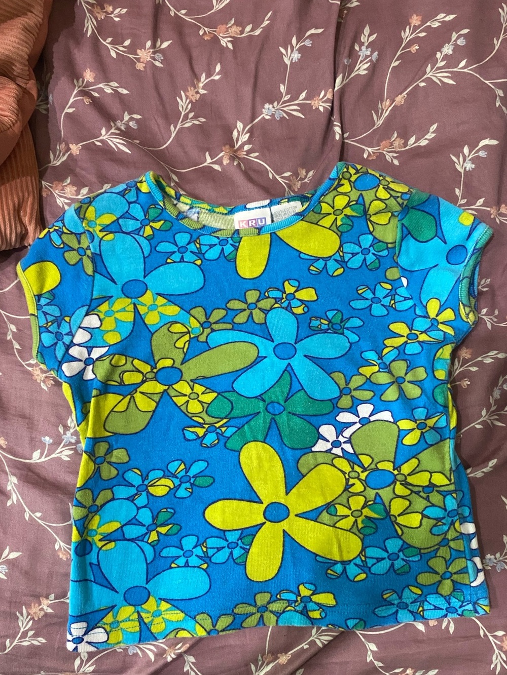 Y2K floral top